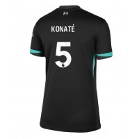 Camiseta Liverpool Ibrahima Konate #5 Visitante Equipación para mujer 2024-25 manga corta